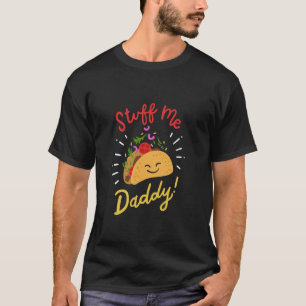 T-shirt Taco Mexicain Nourriture Obsession Je Suis Papa Ad