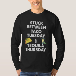 T-shirt Taco Taco Mardi et Jeudi Tequila