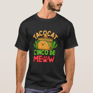 T-shirt Tacocat Cinco De Meow Festival Vibes