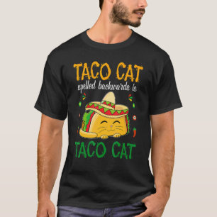 T-shirt Tacocat Écrit À L'envers Est Tacocat Pour Taco Et