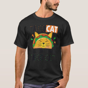 T-shirt Tacocat Épelé à L'envers Est Tacocat Amour Chat Et