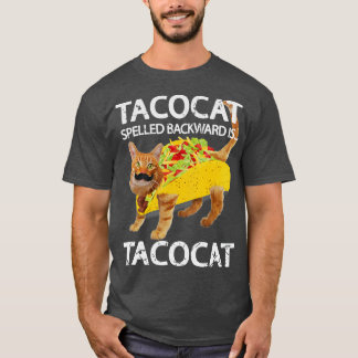 T-shirt Tacocat Funny Chat Taco Lover Kitty Tacos