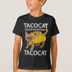 T-shirt Tacocat Funny Chat Taco Lover Tee Kitty Tacos Chem