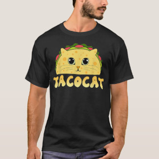T-shirt Tacocat Meican Food Chat Face Cinco De Mayo Kitten