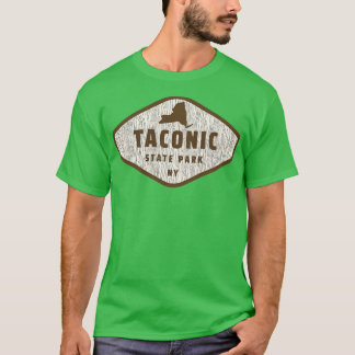 T-shirt Taconic State Park New York Tree Log Texture Bois