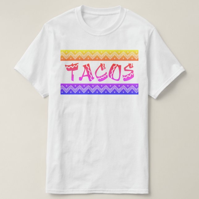 T-shirt tacos arriba (Design devant)