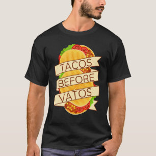 T-shirt Tacos Avant Vatos Cute Valentines Jour Taco Men W