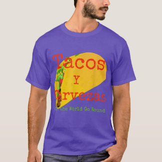 T-shirt Tacos & Cervezas Funny Meican Beer Food Teer 