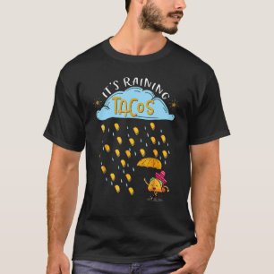T-shirt Tacos De Pluie Cinco De Mayo Nourriture Mexicaine