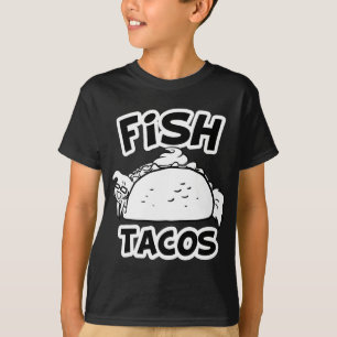 T-shirt Tacos de poissons