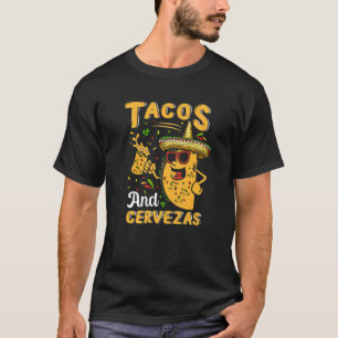 T-shirt Tacos Et Cervezas Cinco De Mayo Taco Beer Lover