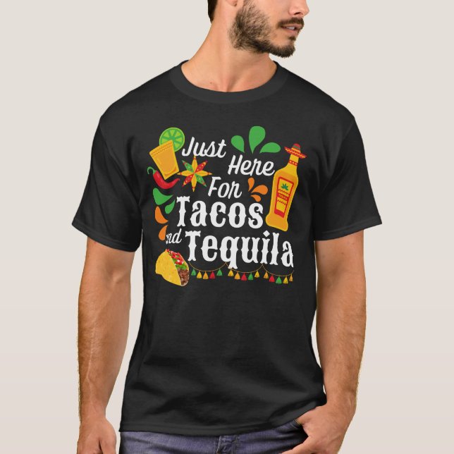T-shirt Tacos et Tequila Funny Cinco de Mayo Taco Mardi (Devant)
