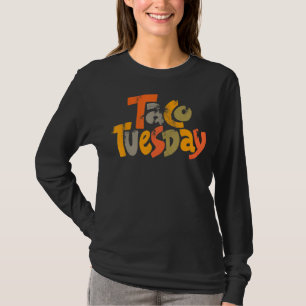 T-shirt Tacos Mardi Fête Drôle Vintage