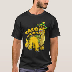 T-shirt Tacosaurus Cinco De Mayo S Funny Taco Dinosaur Gif