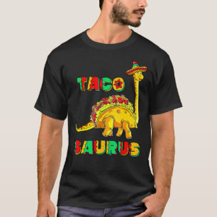 T-shirt Tacosaurus Cinco De Mayo Taco Dinosaur 1