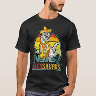 T-shirt Tacosaurus Rex Cinco De Mayo Toddler Mexicain Somb