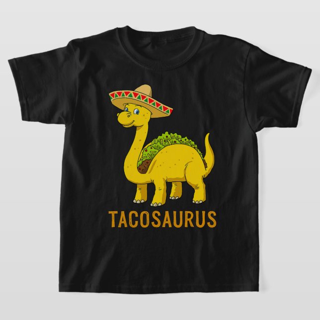 T-shirt Tacosaurus Taco Dinosaur Cinco De Mayo Mexicain Fi (Poser)