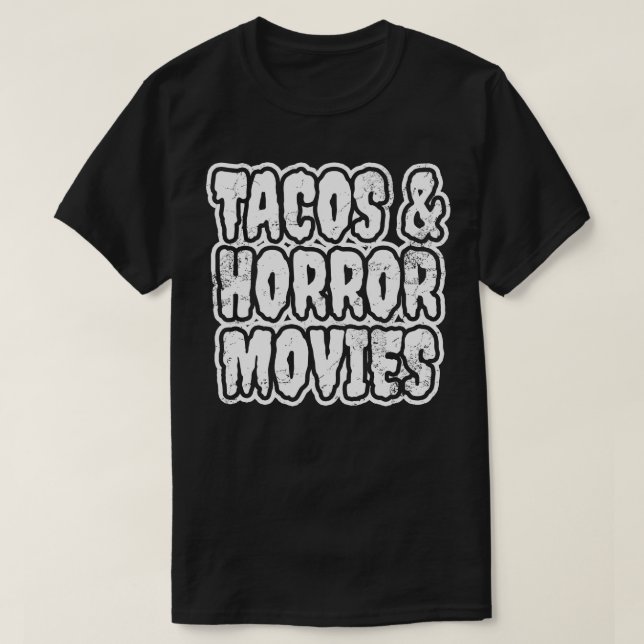 T-shirt Tacs Et Films D'Horreur (Design devant)