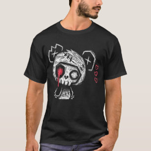 T-shirt Tad Eboy Urbain Crâne Emo punk