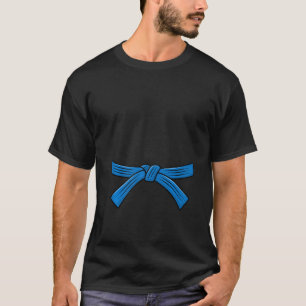 T-shirt Taekwon Do Itf Costume Ceinture Bleue 4e manche Te