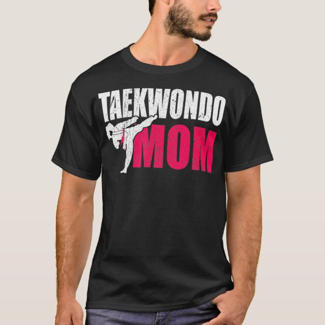 T-shirt Taekwondo Mom Gift Idea Women Tae Cool Taekwondo (Devant)