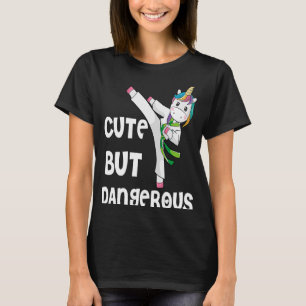 T-shirt Taekwondo Unicorn Mignonne Mais Dangereux Karate K