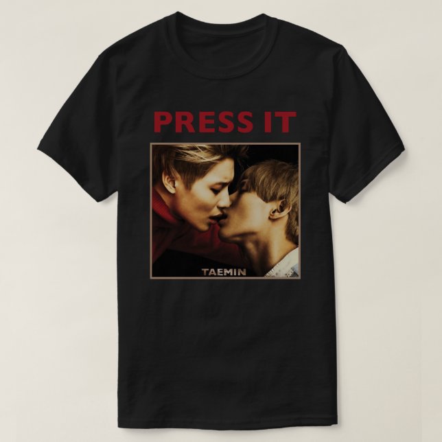 T-SHIRT TAEMIN - PRESS IT (Design devant)