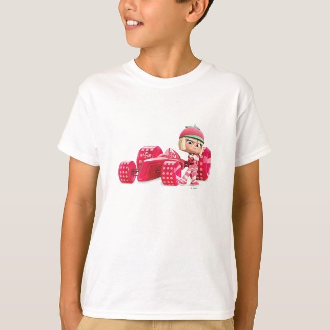 T-shirt Taffyta en voiture (Devant)