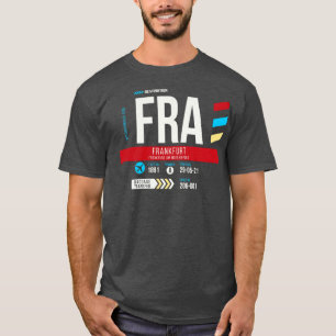 T-shirt Tag 1 de l'aéroport FRA de Francfort