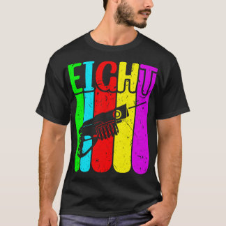 T-shirt Tag Laser Joueur Garçons 8e Anniversaire Laser Tag