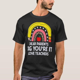 T-shirt Tag Vous êtes l'école de Dernière journée