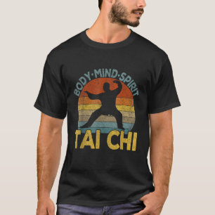 T-shirt Tai Chi Vintage Arts Martiaux Chinois Taiji Rétro
