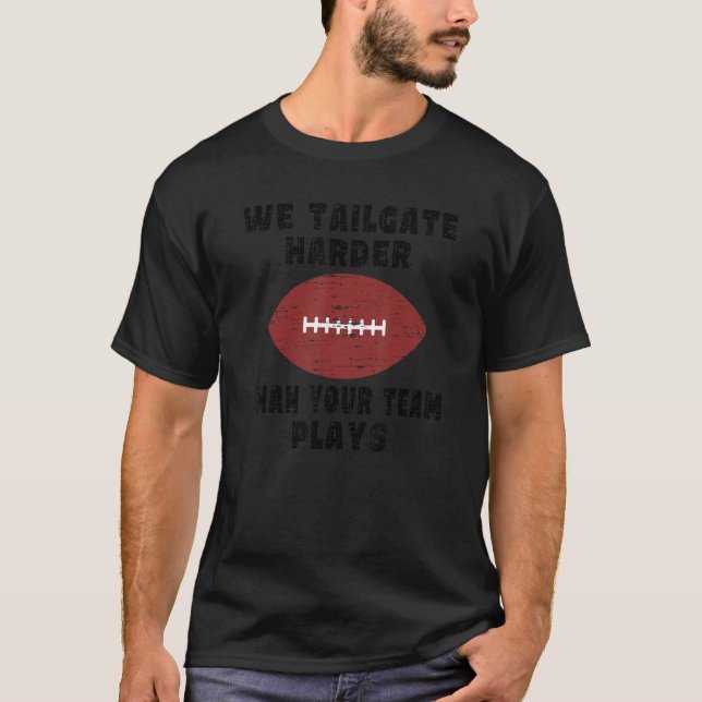 T-shirt Tailgate Party Squad Quote  Football Tailgating (Devant)