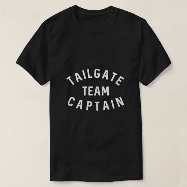 T-shirt Tailgate Team Capitaine Funny Tailgating Shirt (Design devant)