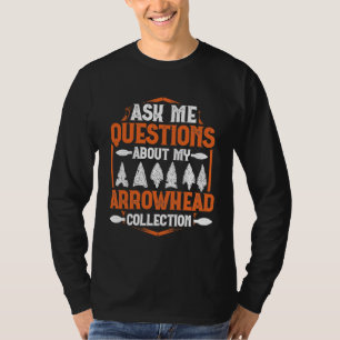 T-shirt Taille de silex Pointes de flèche Chasseur Chasse 