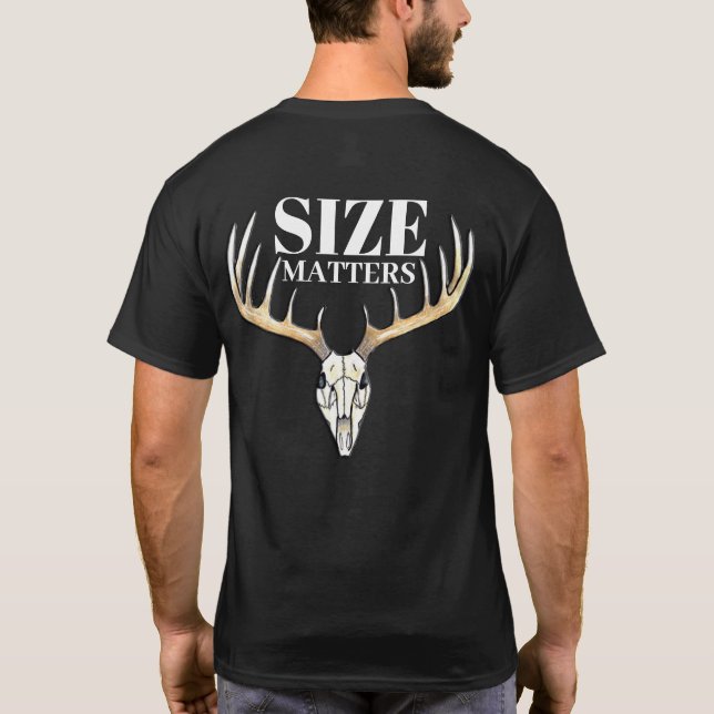 T-shirt Taille importante Chasse aux cerfs (Dos)