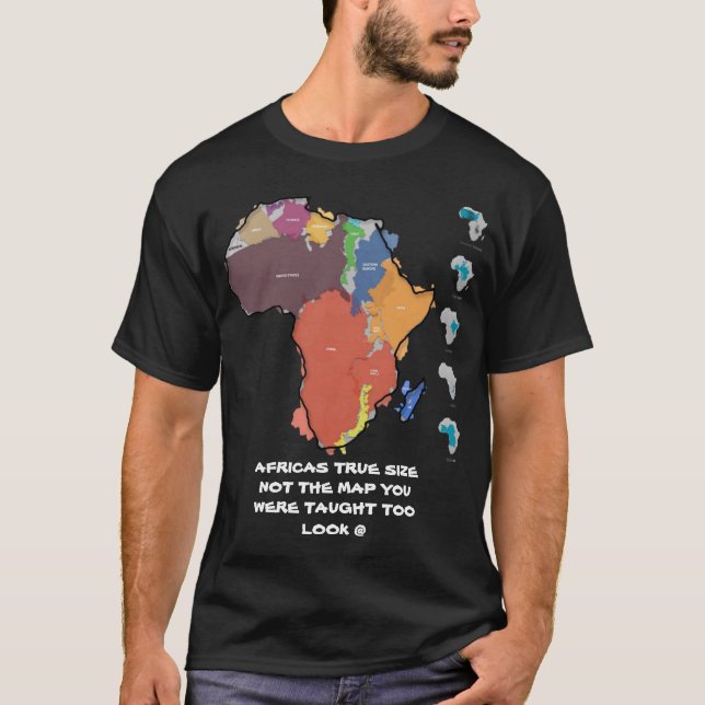 T-SHIRT TAILLE VRAIE AFRIQUES (Devant)