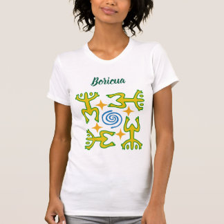 T-shirt Taíno Coquí Carré Boricua