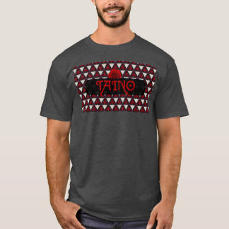 T-shirt Taino Red Native American Diamond Motif