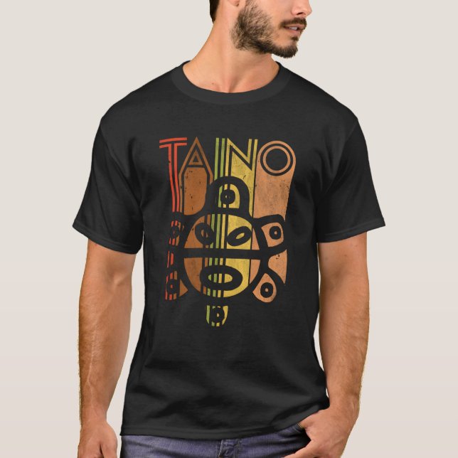 T-shirt Taino Sun Boricua Taino De Porto Rico (Devant)