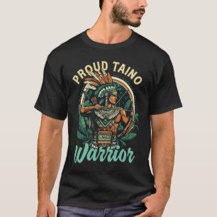 T-shirt Taino Warrior Porto Rico Indigenous Caribbean Cul