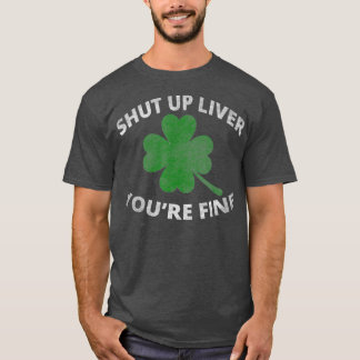 T-shirt Tais-Tais Foie Tu Bois De La Bière Fraîche