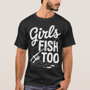 T-shirt Tais-toi et pêche Pêche à la ligne Truite Bass Pêc