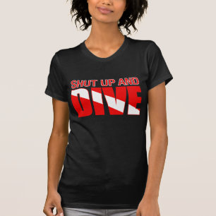 T-shirt Tais-toi et plongez