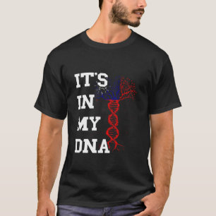 T-shirt Taïwan Drapeau dans mon ADN Molécule Taïwanaise