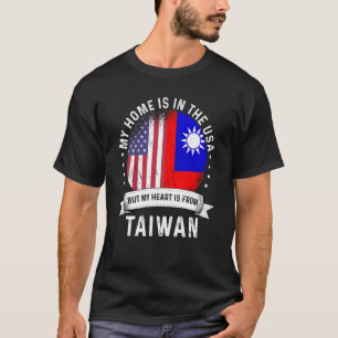 T-shirt Taïwanais Patriot Américain Grace Accueil USA Fl