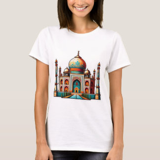T-shirt Taj Mahal dans un décor