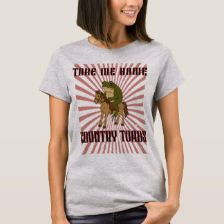 T-shirt Take Me Home Country Toad Funny Parody Quote