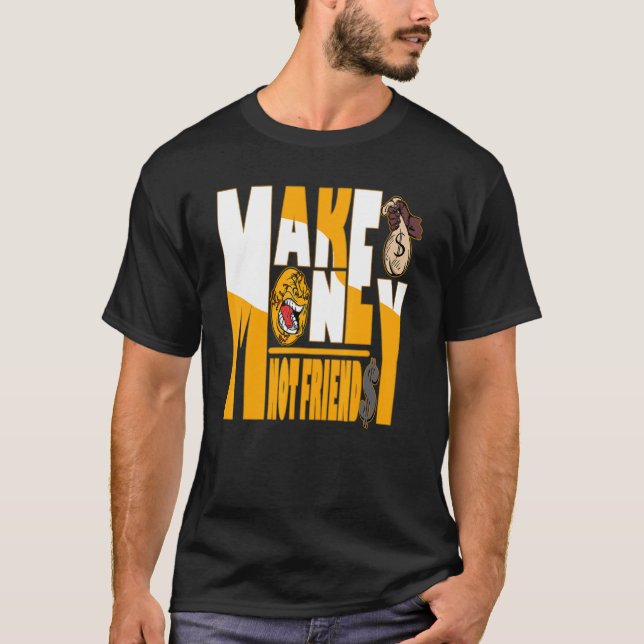 T-shirt Take Time Not Friends OG Yellow Toe 1s Matching (Devant)