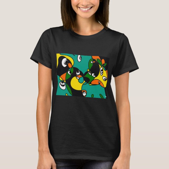T-shirt TAKUROMAN「Friends」 (Devant)